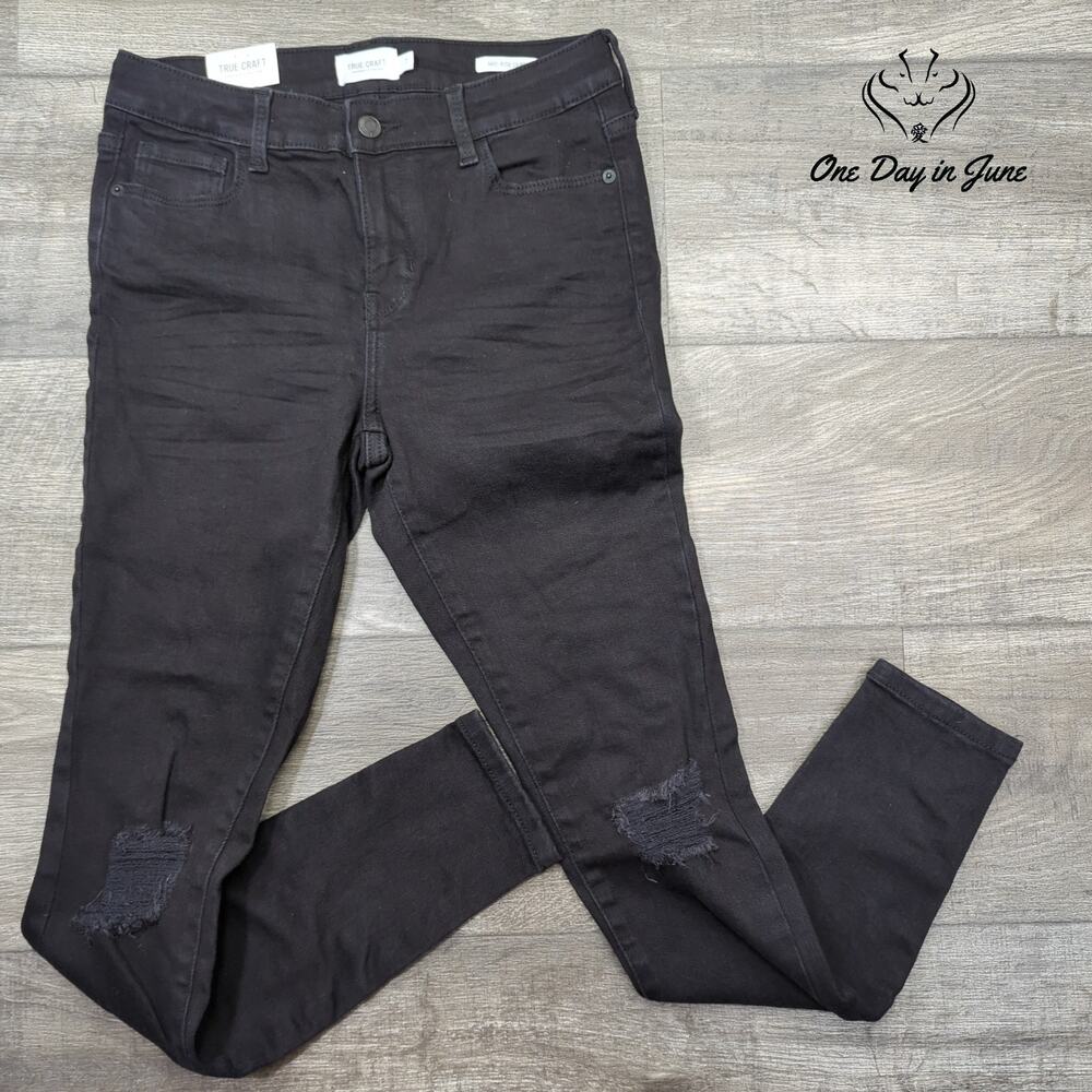 True Craft Juniors Mid-Rise Skinny Jeans Size 7